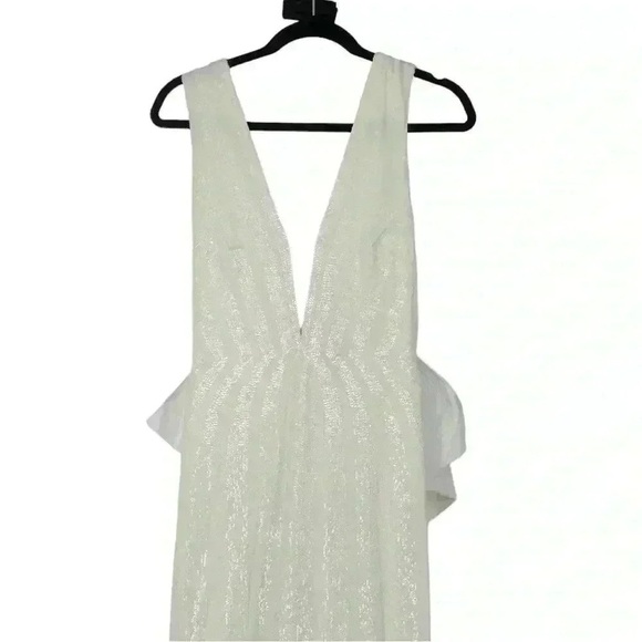 Rebecca Vallance Davina Bow Wedding Gown Ivory US 2 NWT – Modern Bridal Dress - Picture 10 of 16